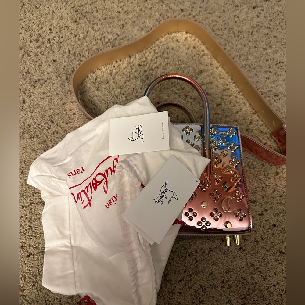CHRISTIAN LOUBOUTIN Paloma Mini Studded Tote Bag - Picture 7 of 16